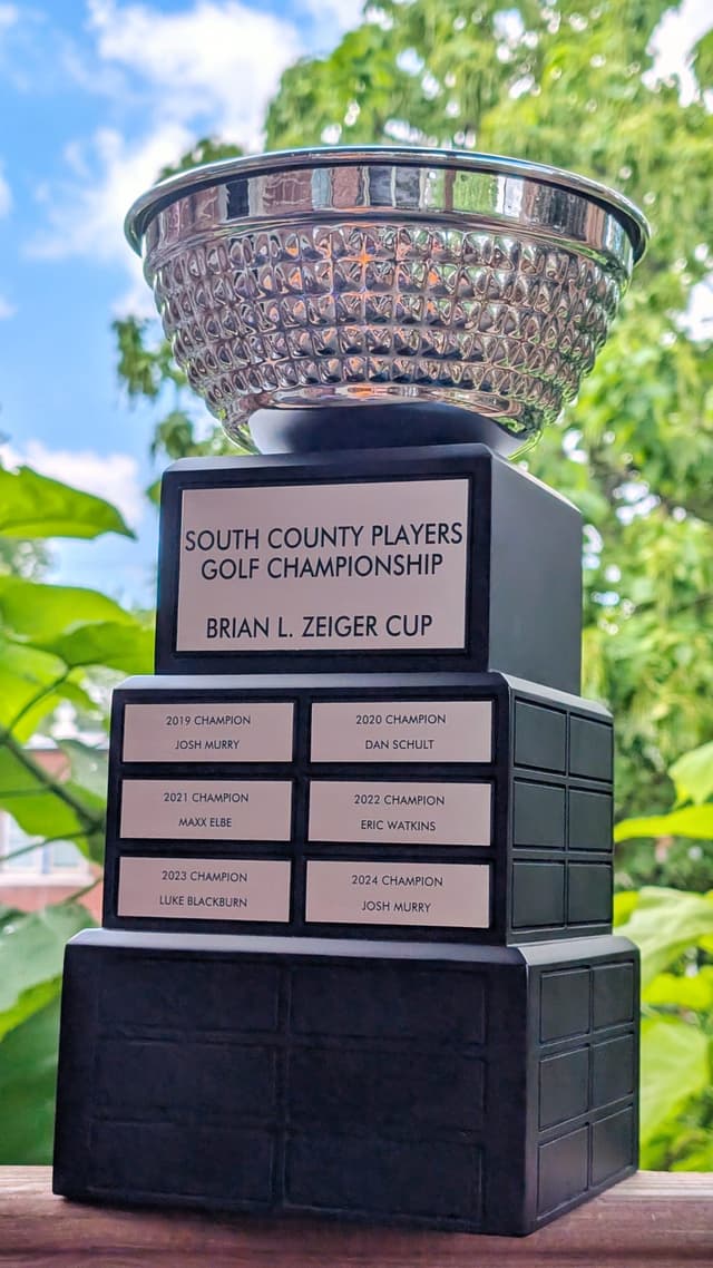 Brian L. Zeiger Cup - South County Players Golf Championship Trophy